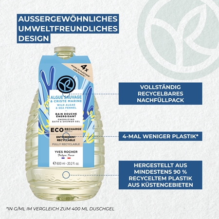Yves Rocher Bain de Nature Duschgel Ersatzfüllung