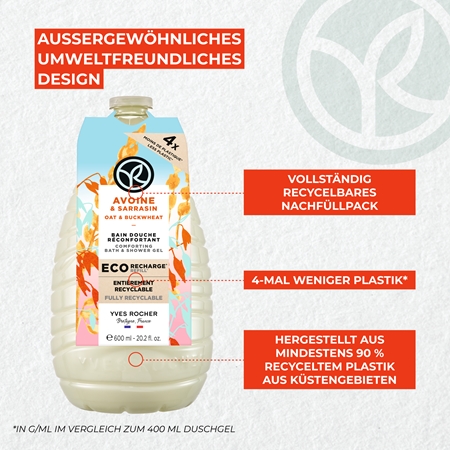 Yves Rocher Bain de Nature Duschgel Ersatzfüllung