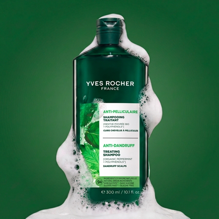Yves Rocher ANTI-PELLICULAIRE Anti-skæl shampoo