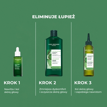Yves Rocher ANTI-PELLICULAIRE szampon przeciwłupieżowy