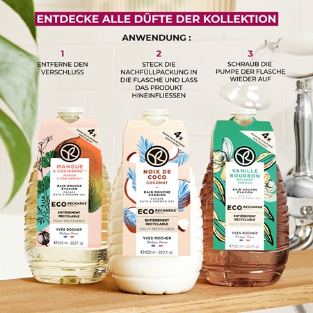 Yves Rocher Bain de Nature Duschgel Ersatzfüllung