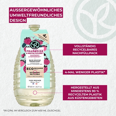 Yves Rocher Bain de Nature Duschgel Ersatzfüllung