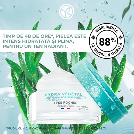 Yves Rocher Hydra Végétal cremă intens hidratantă 48 de ore