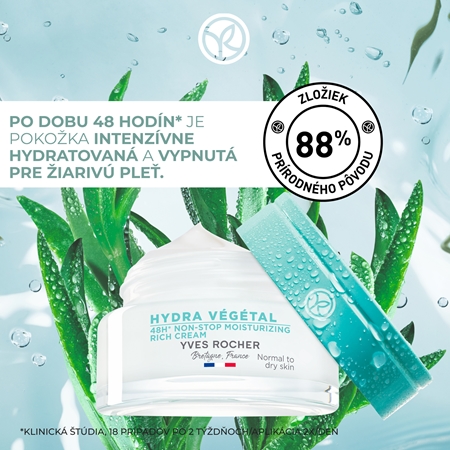 Yves Rocher Hydra Végétal intenzívne hydratačný krém 48h