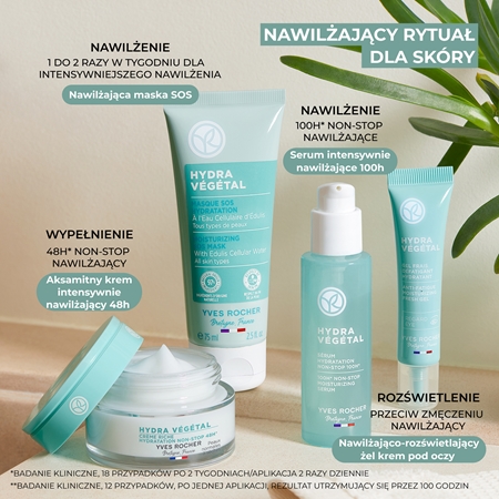 Yves Rocher Hydra Végétal krem intensywnie nawilżający 48 godz.