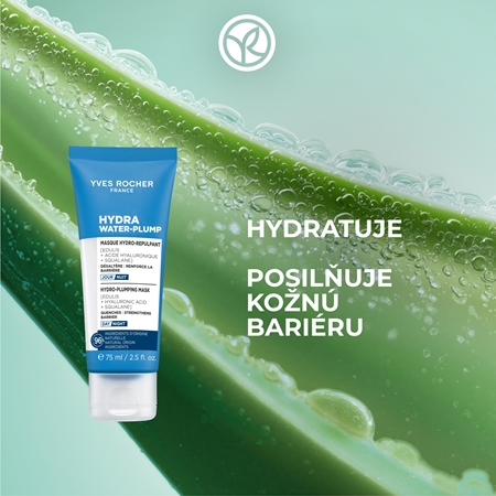 Yves Rocher Hydra Water-Plump hydratačná vyhladzujúca maska na deň aj noc