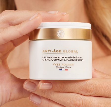 Yves Rocher Anti-Age Global vysoce regenerační péče a noční maska