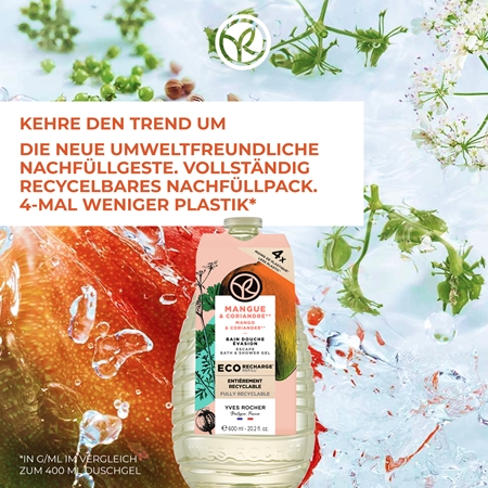 Yves Rocher Bain de Nature Duschgel Ersatzfüllung