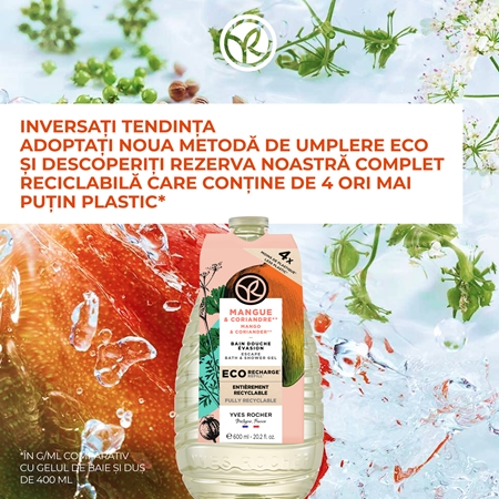 Yves Rocher Bain de Nature gel de duș rezervă