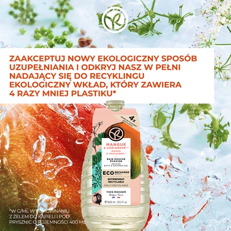 Yves Rocher Bain de Nature żel pod prysznic napełnienie