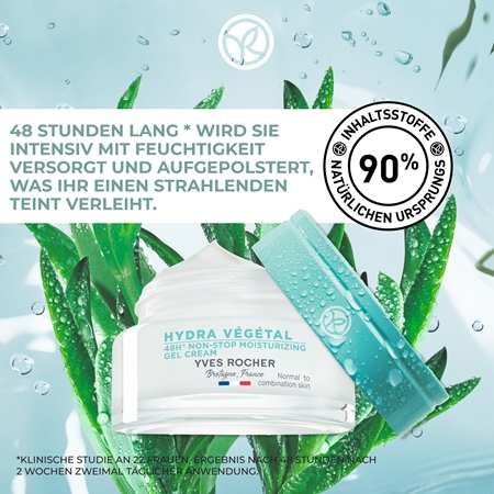 Yves Rocher Hydra Végétal erfrischendes Creme-Gel 48h