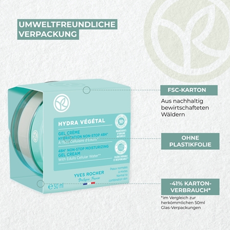 Yves Rocher Hydra Végétal erfrischendes Creme-Gel 48h