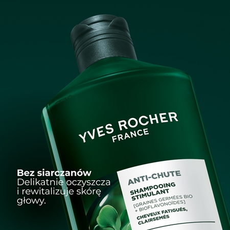 Yves Rocher ANTI-CHUTE szampon na porost włosów i wzmocnienie cebulek