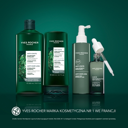 Yves Rocher ANTI-CHUTE szampon na porost włosów i wzmocnienie cebulek