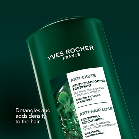 Yves Rocher ANTI-CHUTE Matu izkrišanu mazinošs un ataugšanu veicinošs kondicionieris