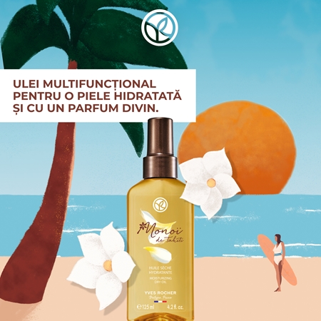 Yves Rocher Monoi de Tahiti ulei multifuncțional pentru corp si par