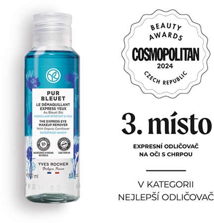 Yves Rocher Pur Bleuet jemný dvoufázový odličovač na oči
