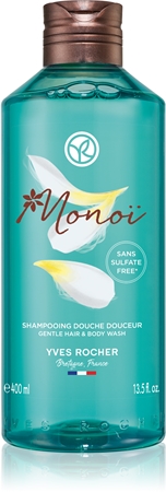 Yves Rocher Monoi de Tahiti sprchový gél na telo a vlasy