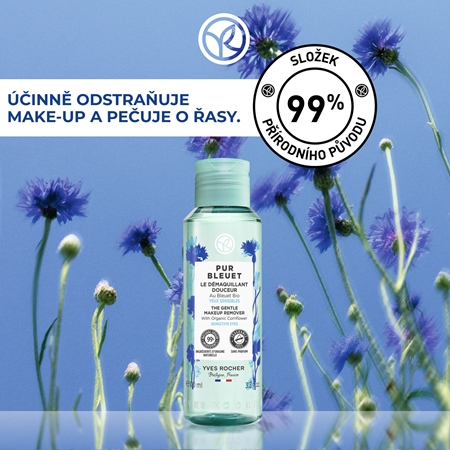 Yves Rocher Pur Bleuet odličovací čisticí voda pro citlivé oči