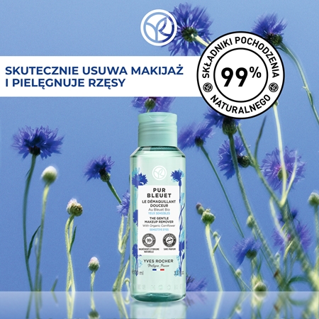 Yves Rocher Pur Bleuet płyn oczyszczający do demakijażu do wrażliwych oczu