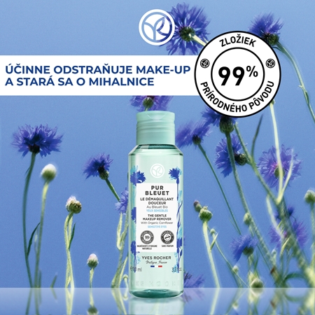 Yves Rocher Pur Bleuet odličovacia voda pre citlivé oči