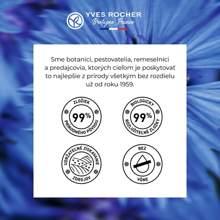Yves Rocher Pur Bleuet odličovacia voda pre citlivé oči
