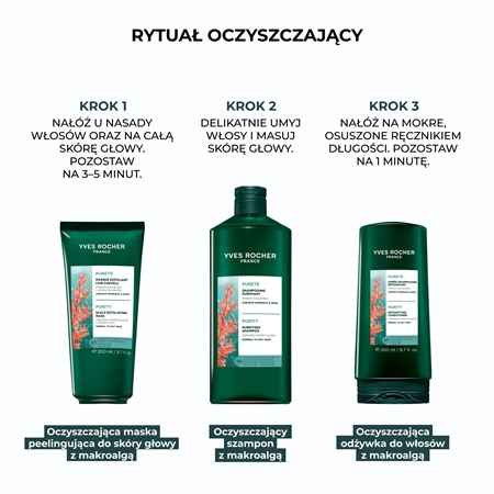 Yves Rocher Pureté szampon oczyszczająco-detoksykujący