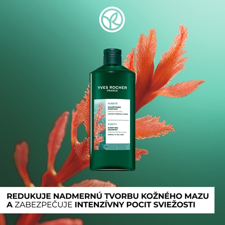 Yves Rocher Pureté čistiaci detoxikačný šampón
