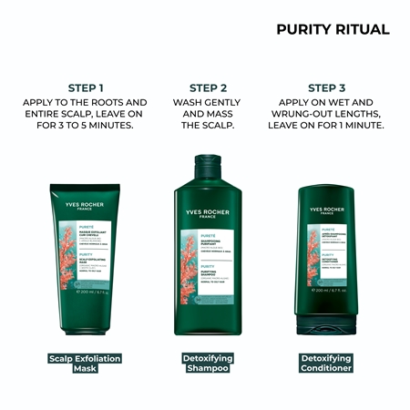 Yves Rocher Pureté cleansing detoxifying conditioner