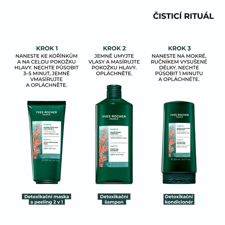 Yves Rocher Pureté čisticí detoxikační kondicionér