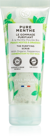 Yves Rocher Pure Menthe exfoliante limpiador suave