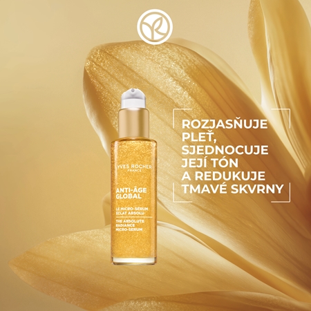 Yves Rocher Anti-Age Global rozjasňující sérum s mikroperličkami