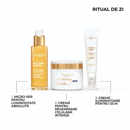 Yves Rocher Anti-Age Global ser cu efect iluminator cu micro-perle
