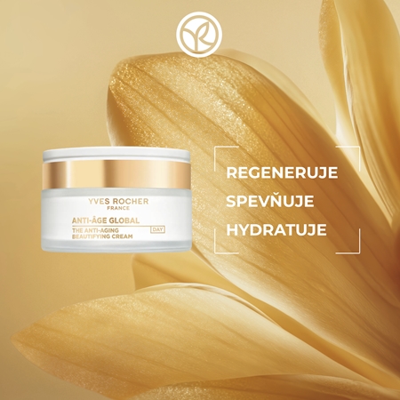 Yves Rocher Anti-Age Global denný revitalizačný krém proti vráskam
