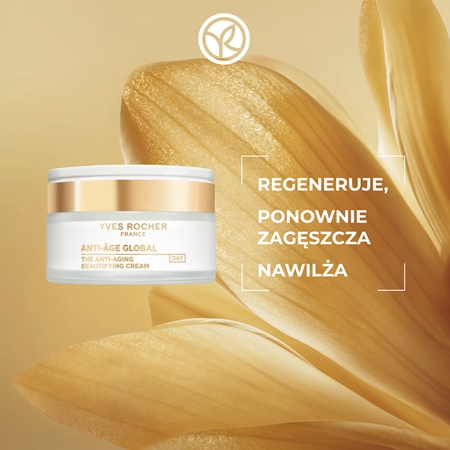 Yves Rocher Anti-Age Global krem rewitalizujący na dzień przeciw zmarszczkom