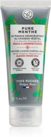 Yves Rocher Pure Menthe oczyszczająca maseczka z węglem