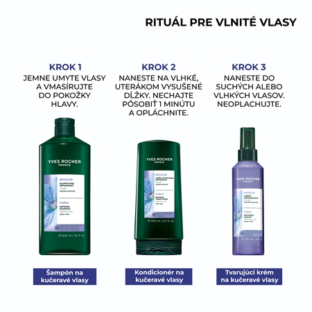 Yves Rocher Boucles šampón pre kučeravé a vlnité vlasy