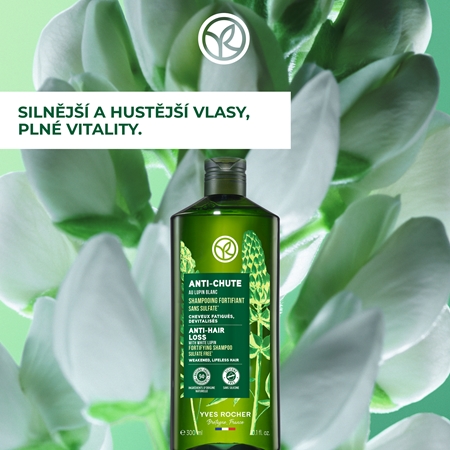 Yves Rocher ANTI-CHUTE šampon pro podporu růstu vlasů