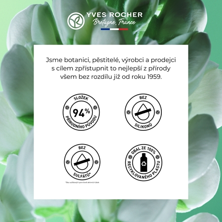 Yves Rocher ANTI-CHUTE šampon pro podporu růstu vlasů