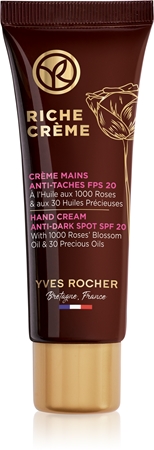 Yves Rocher Riche Créme kézkrém a pigment foltok ellen
