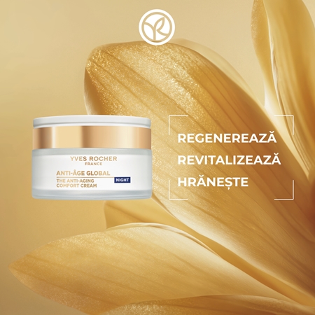 Yves Rocher Anti-Age Global crema regeneratoare de noapte antirid