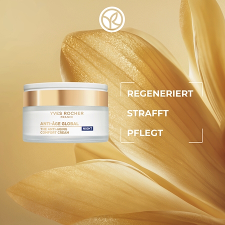 Yves Rocher Anti-Age Global regenerierende Nachtcreme gegen Falten