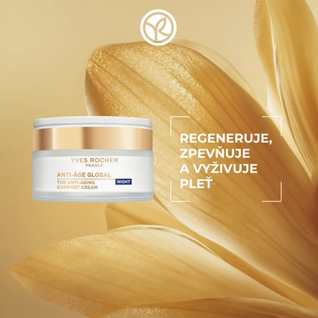 Yves Rocher Anti-Age Global noční regenerační krém proti vráskám