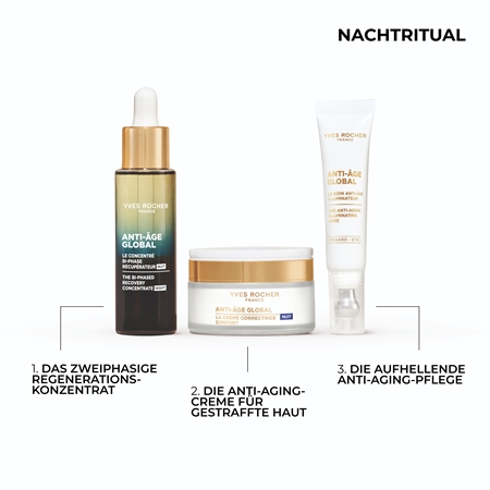 Yves Rocher Anti-Age Global regenerierende Nachtcreme gegen Falten