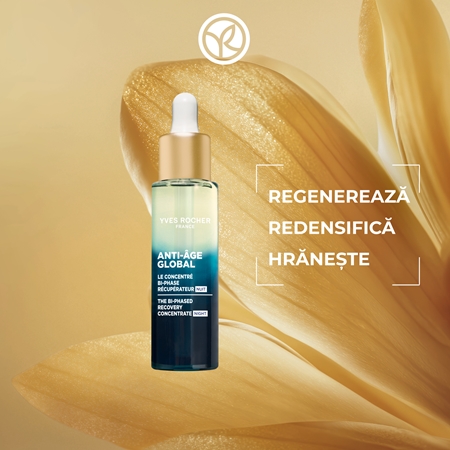 Yves Rocher Anti-Age Global ser bifazic pentru noapte