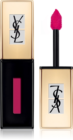 Yves Saint Laurent Vernis À Lèvres Pop Water ruj și gloss de buze 2 în 1, cu efect umed