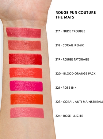 Yves Saint Laurent Rouge Pur Couture The Mats rossetto opacizzante