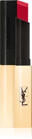 Yves Saint Laurent Rouge Pur Couture The Slim Precīza klājuma lūpu krāsa ar matētu ādas pārklājumu