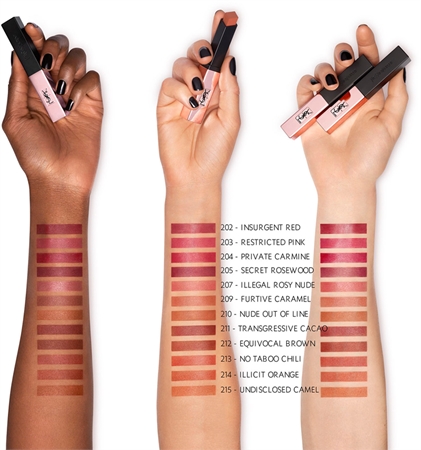 Yves Saint Laurent Rouge Pur Couture The Slim Glow Matte rouge à lèvres mat hydratant brillance