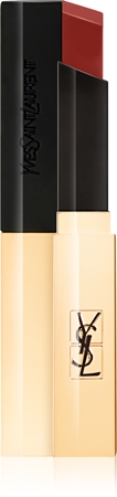 Yves Saint Laurent Rouge Pur Couture The Slim batom mate com efeito de pele